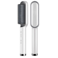 Royal Hair Straightener Brush Straightening Curler Hot Comb Electric Adjustable Heat