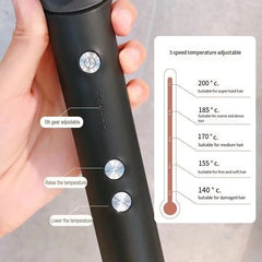 Royal Hair Straightener Brush Straightening Curler Hot Comb Electric Adjustable Heat