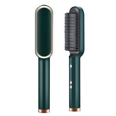 Royal Hair Straightener Brush Straightening Curler Hot Comb Electric Adjustable Heat