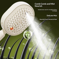 Royal Electric Spray Airbag Massage Comb Essential Oil Atomized Hair Brush
