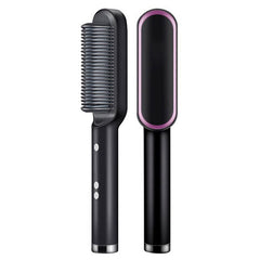 Royal Hair Straightener Brush Straightening Curler Hot Comb Electric Adjustable Heat