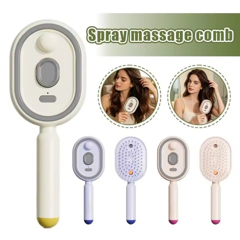 Royal Electric Spray Airbag Massage Comb Essential Oil Atomized Hair Brush
